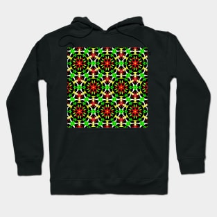 Poinsettia Pattern Hoodie